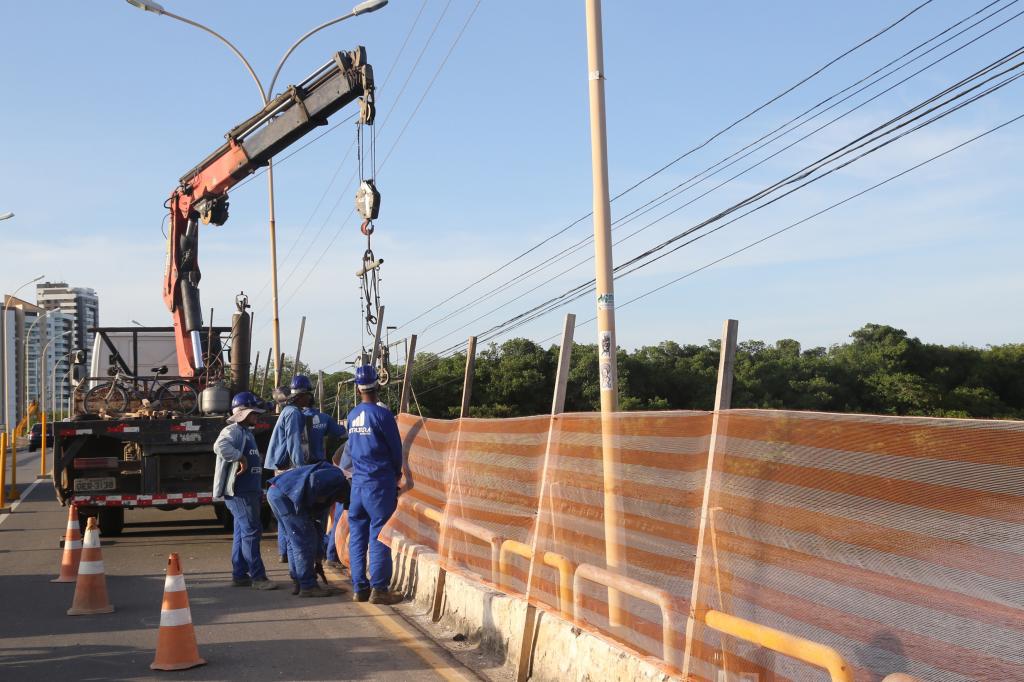 Trânsito sobre a ponte do rio Poxim, na Beira Mar, será interrompido nesta quinta, 9 - SMTT Aracaju